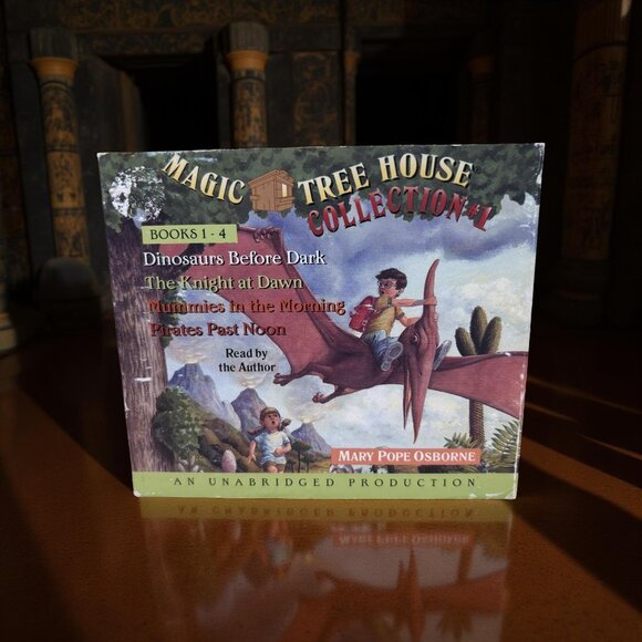Magic Tree House Collection #1 Books 1-4 Audiobook 978-0-307-28471-3 - Picture 2 of 4